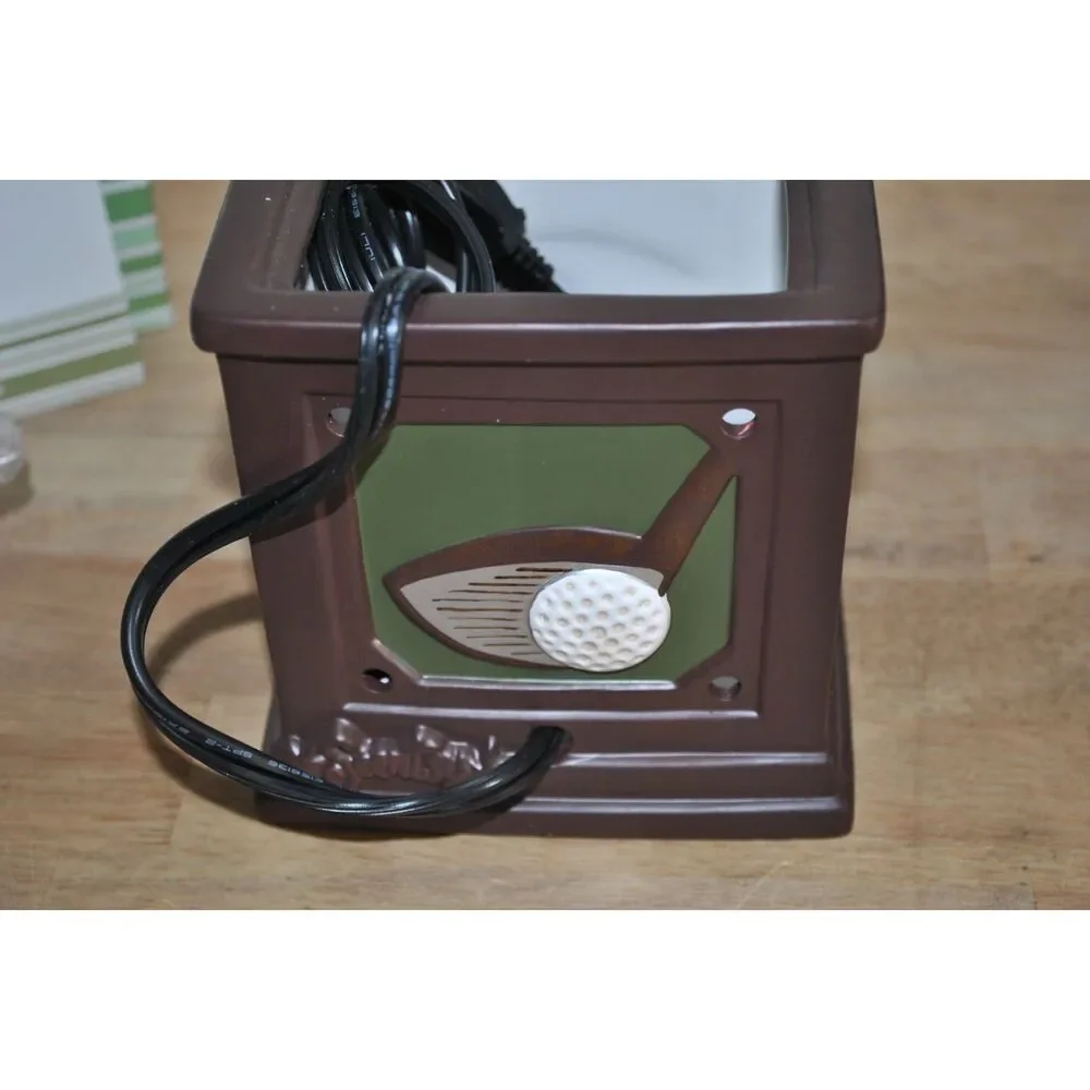 Scentsy Fore! Golf Theme Full Size Warmer Retired NEW